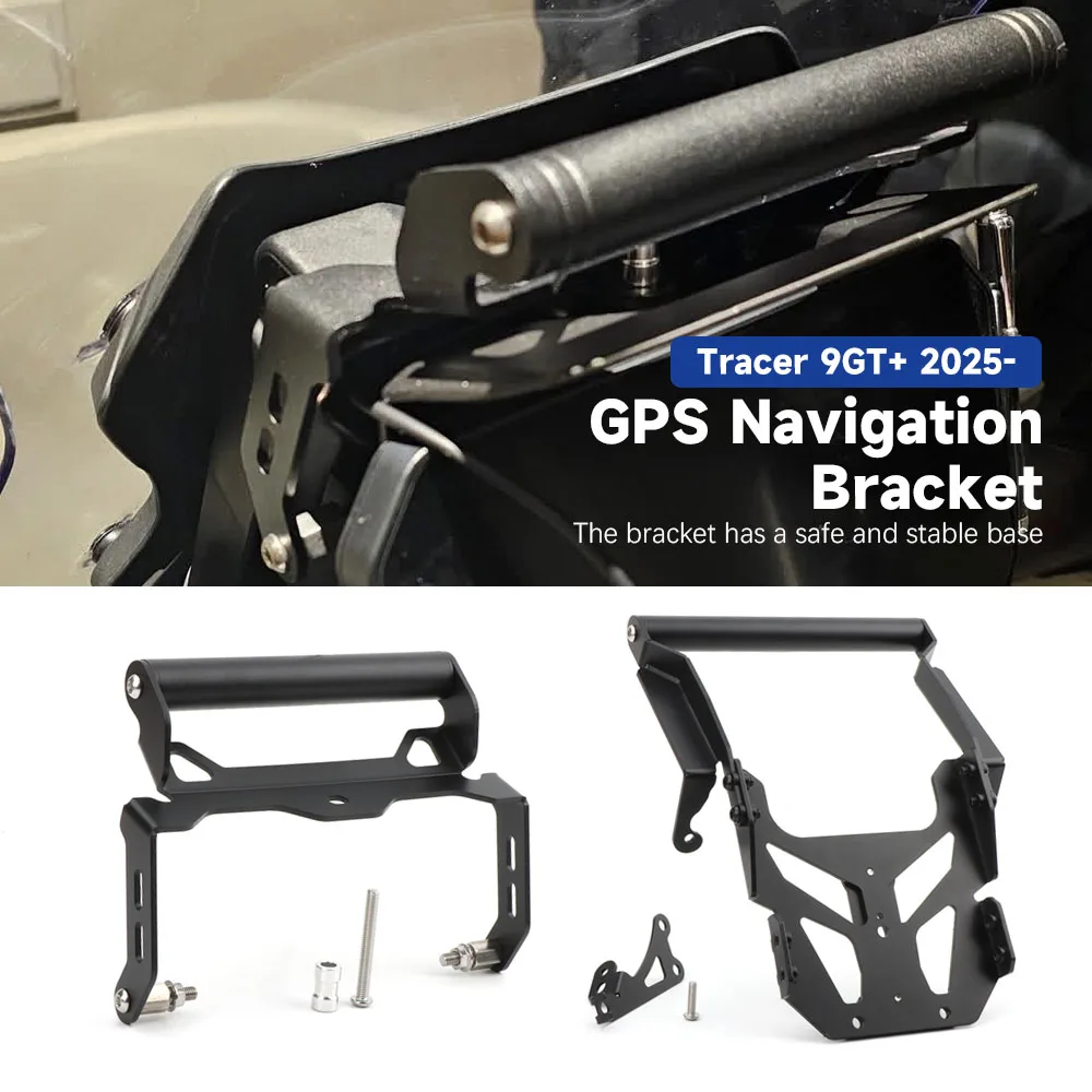 

Крепление для GPS-навигатора и держатель для телефона для мотоциклов YAMAHA Tracer 9GT 9GT+ Y-AMT 2025 2026, Tracer 9 GT+ 2023-2024