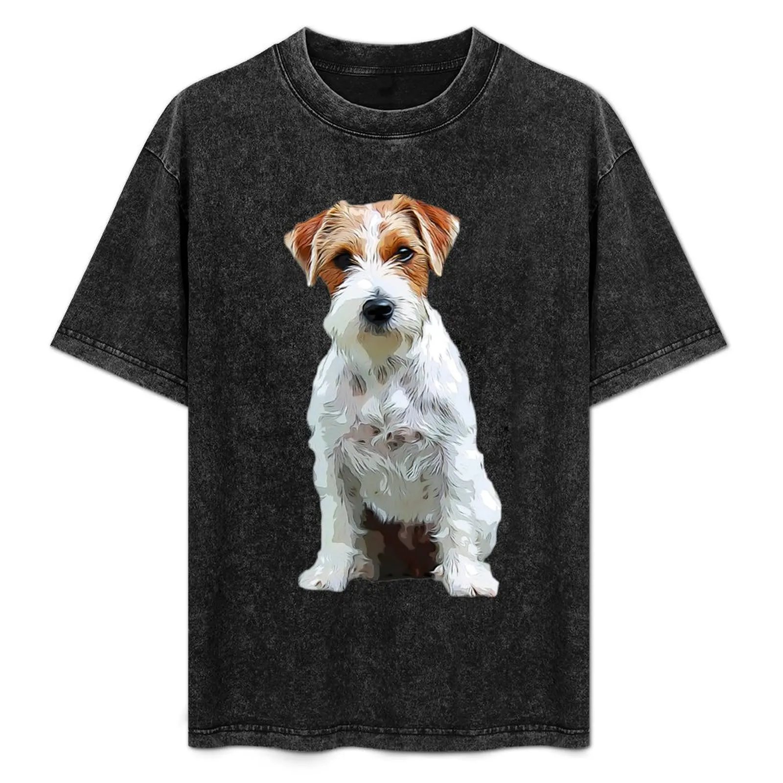 Jack Russell Terrier Rough Coat T-Shirt shirts graphic tee man t shirt sports fans t shirt for men