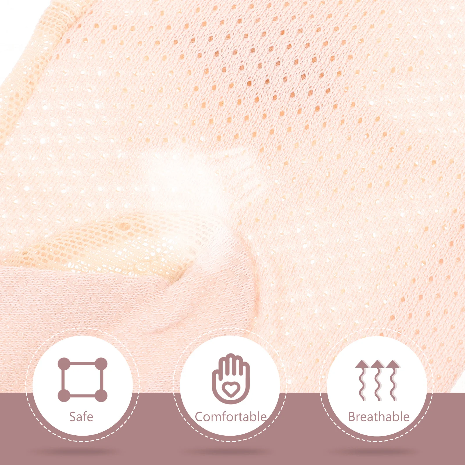 

1Pair Ice Silk Breathable Sunscreen Gloves Women Thin Lightweight Uv Protection Driving Touchscreen Summer Gloves