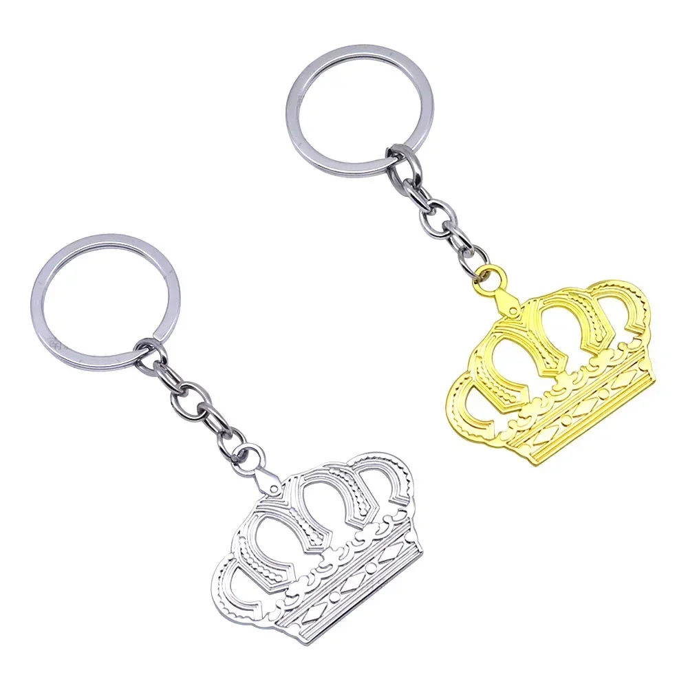 Metal Crown Car Keychain Holder Keyring Keyfob for Peugeot Volvo LEXUS Mercedes BENZ Geely Infiniti KIA Nissan Hyundai