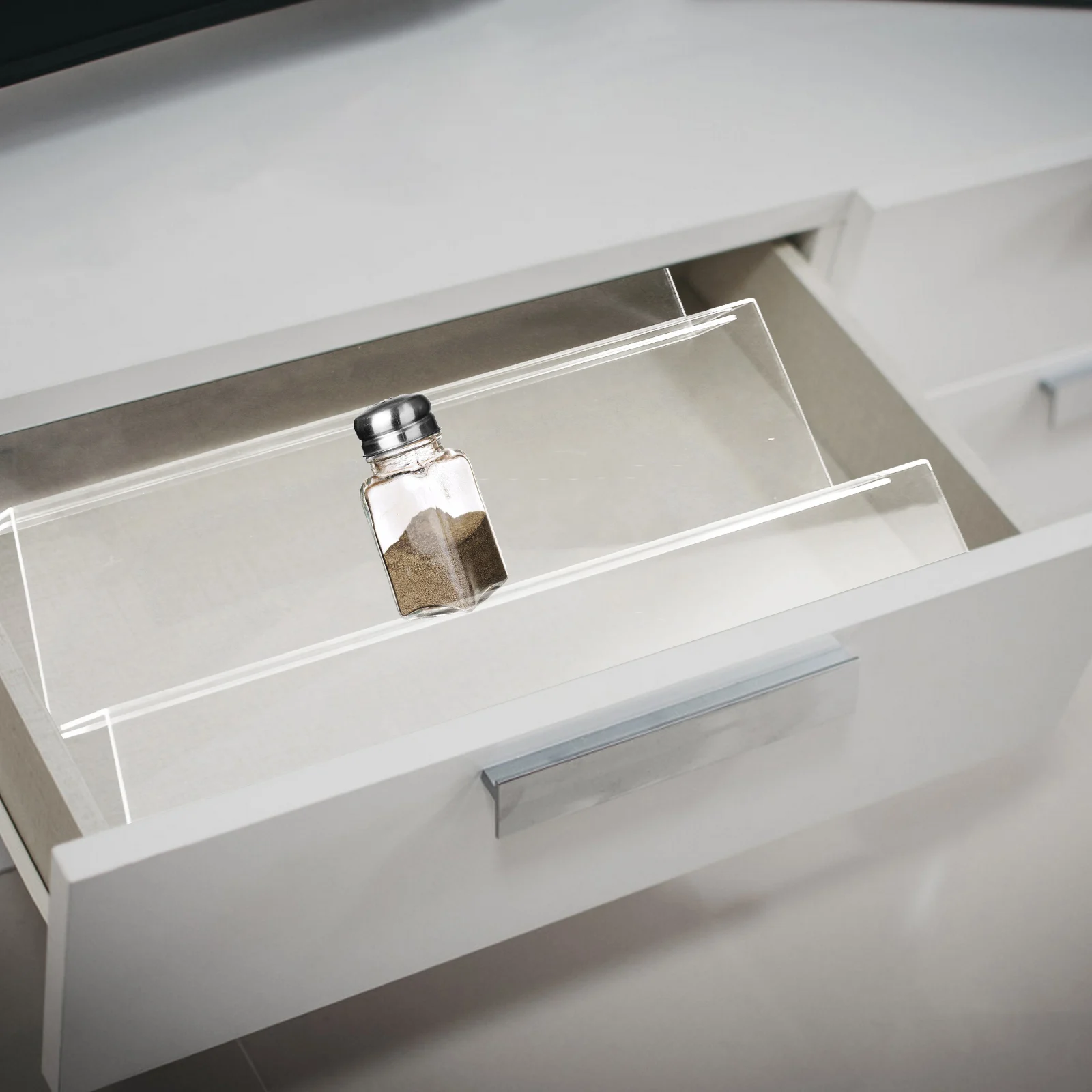 

6 Acrylic Spice Drawer Organizer Seasoning Acrylic Spice Drawer Organizer Container Cabinet Countertop Stand Reusable