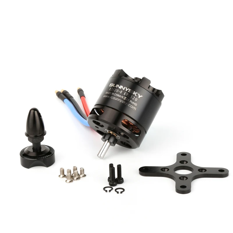 RoRuSSUNNYSKY X3520 KV520 KV720 KV880 Outrunner Brushless Motor 520KV 720KV 880KV Motor For RC Models FPV Quadcopter Multicopte