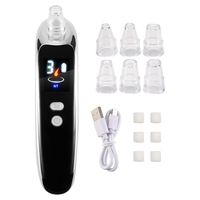 Face Nose Acne Black Dot Pimple Blackhead Remover Electric Blackhead Vacuum Cleaner Pore Skin Care Tools Machine with 6