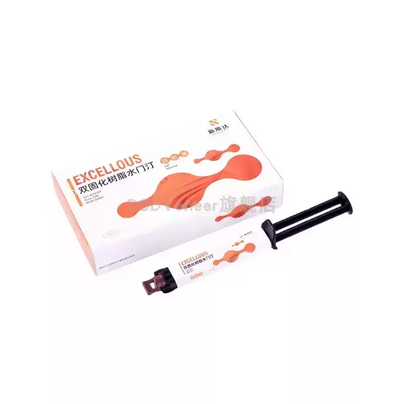 Dual‑cure Self‑adhesive Resin Luting Cement Dental Bonding Material for Porcelain Crown Bridge Veneer Restoration Dentistry