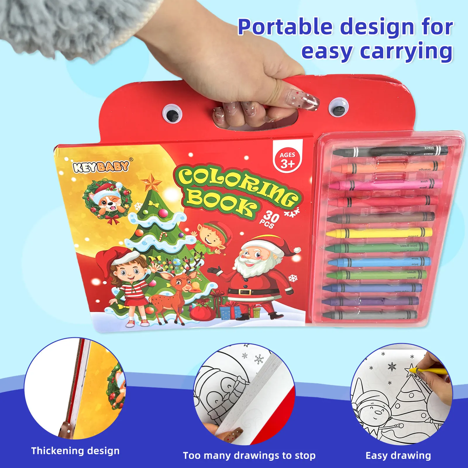 ชุดสมุดระบายสีสำหรับเด็กแบบพกพ - Kids Education Activities บทวิจารณ์และราคา