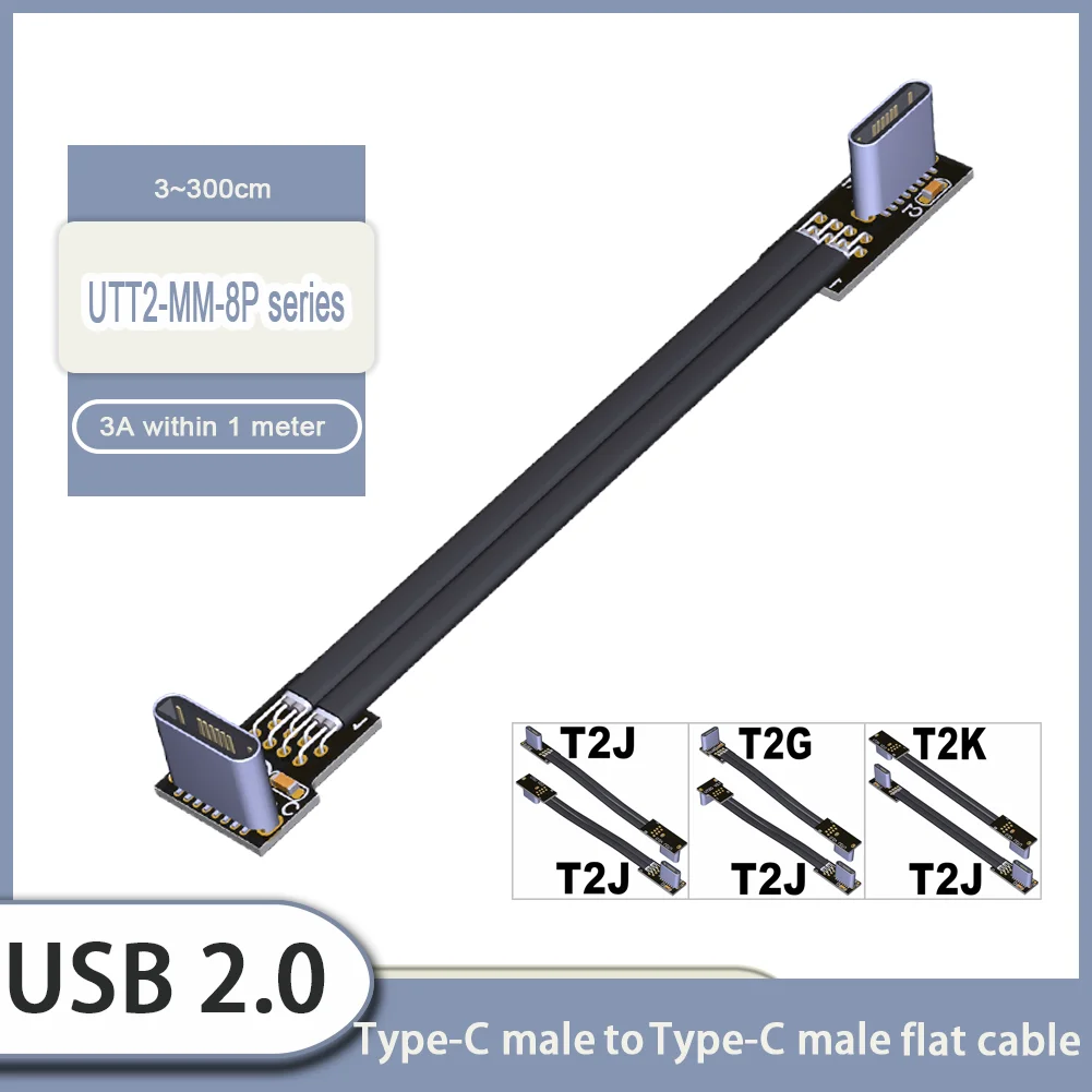 

Кабель-удлинитель с разъемами USB Type-C и USB Type-C, 480 Мбит/с