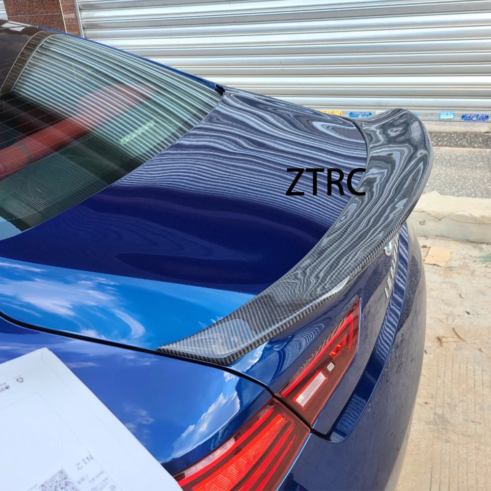 Car Spoiler For Infiniti Q60 Q60s CT1 Style Real carbon fiber material Rear Spoiler Trunk wing 2013-2024