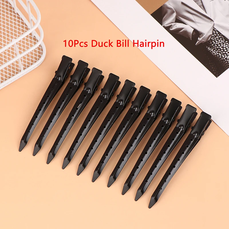 10Pcs Professional Salon Stainless Hair Clips Hair Styling Tools DIY Hairdressing Hairpins Barrettes Headwear Accessories