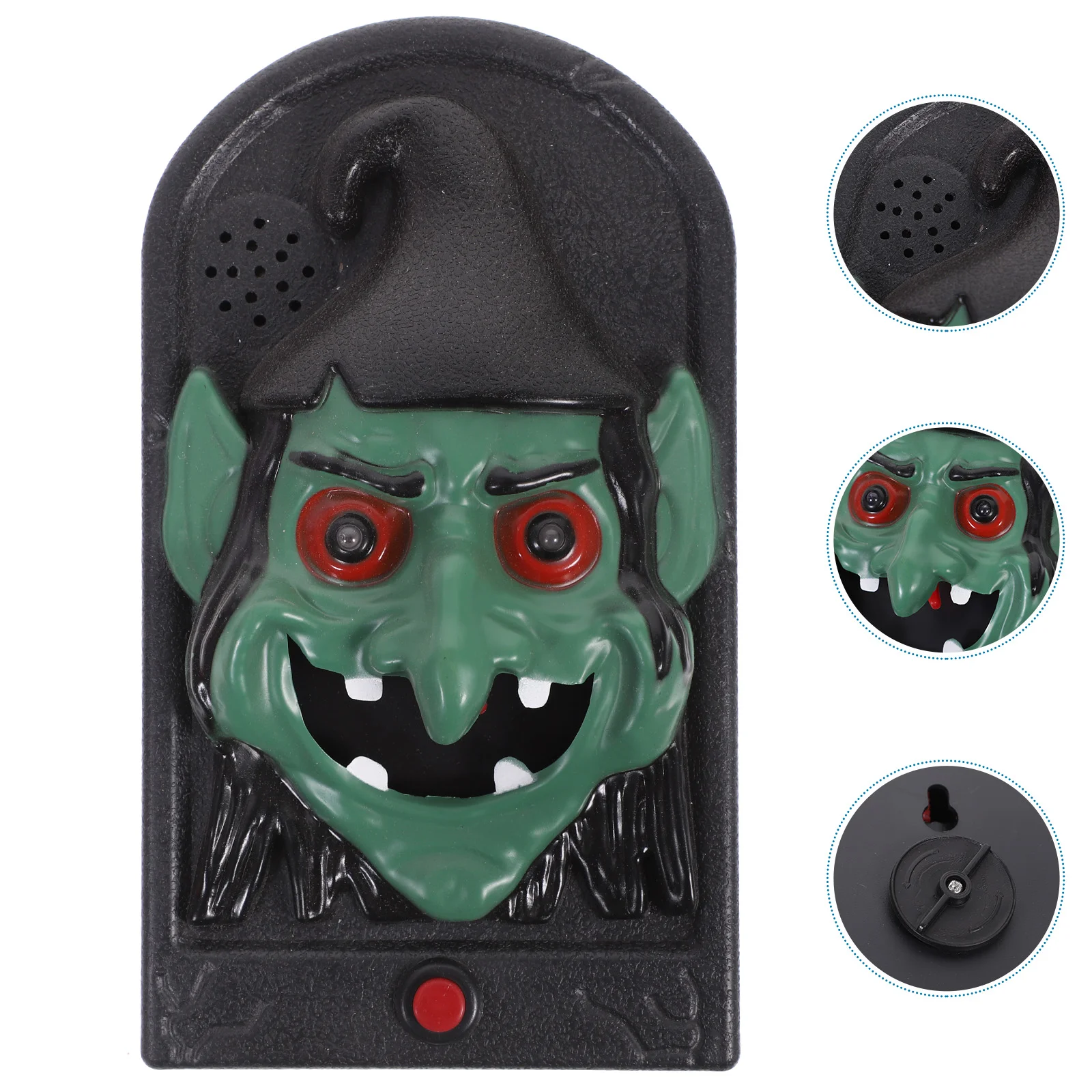 Doorbell Haunted House Witch Decor Party Kids Gift Plastic Halloween Atmosphere Bar Layout Child