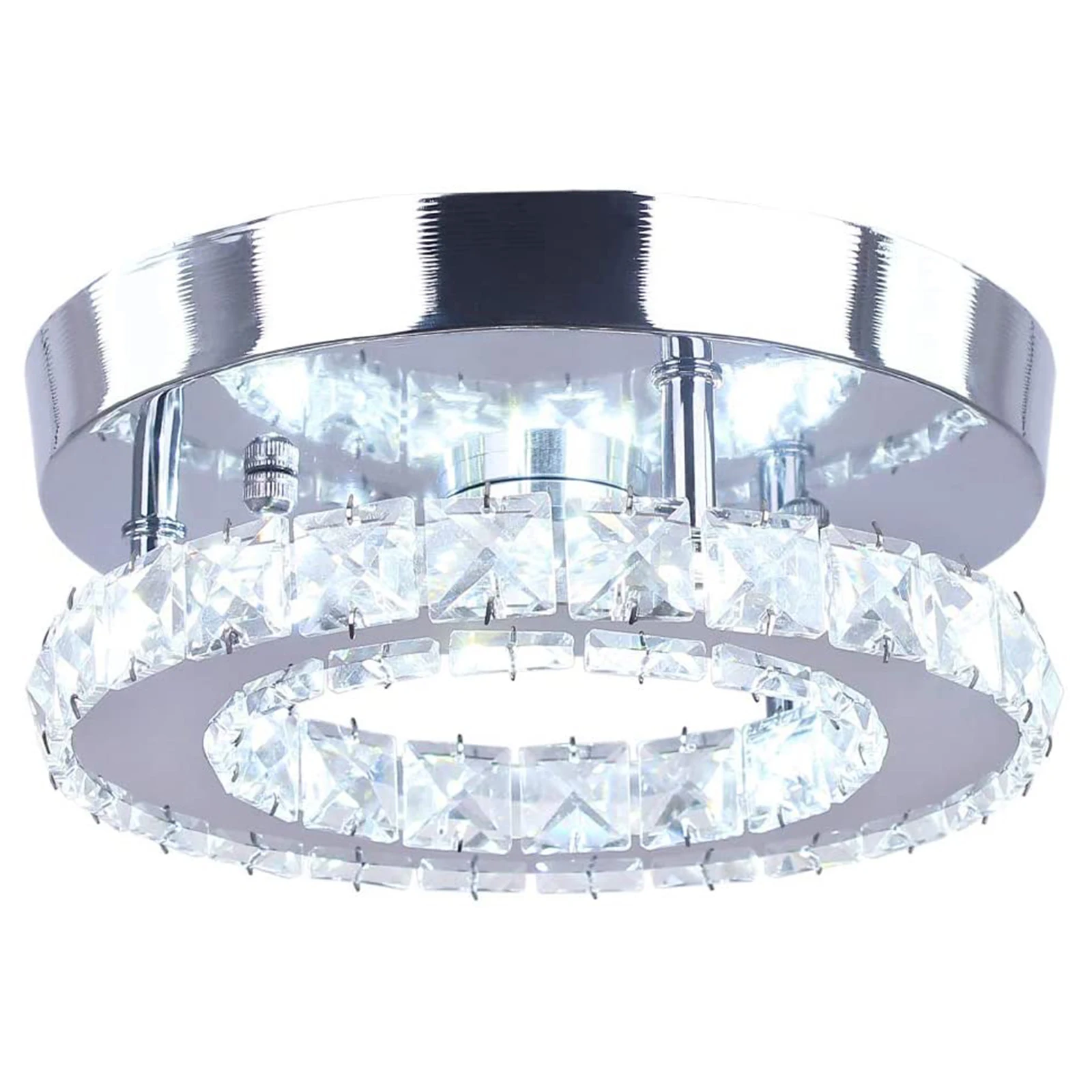 

Mount Bedroom Living Room Lights Hallway Aisle Bar Fixture Chandelier Crystal Flush Mount Chandelier Light