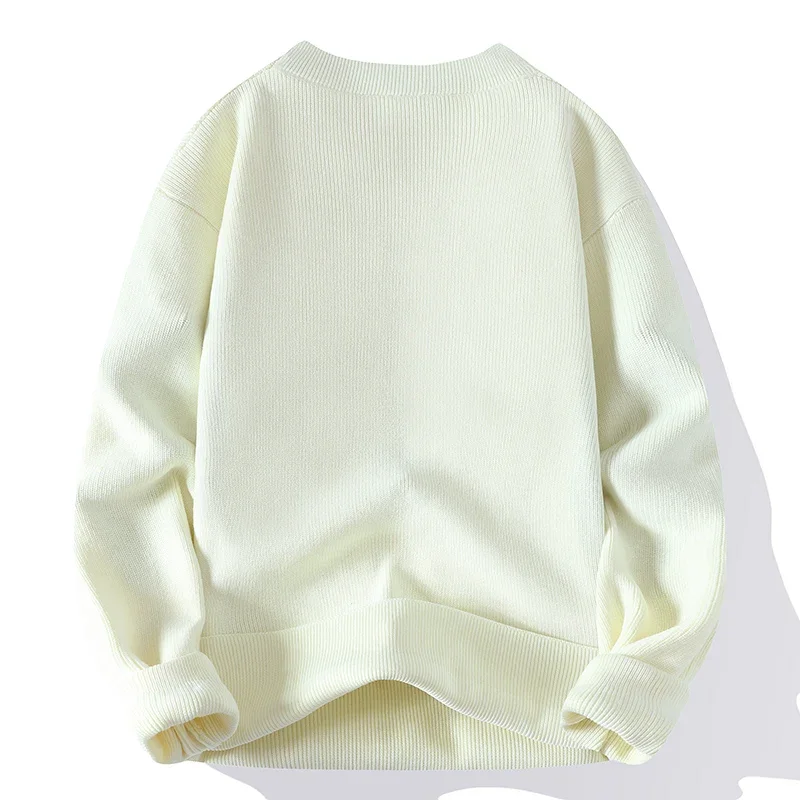 سترة للرجال ملابس للرجال قميص رجالي بلوفرات ربيعية ملابس خروج غير رسمية متماسكة موضة الخريف Hombre دافئ متين ذكر