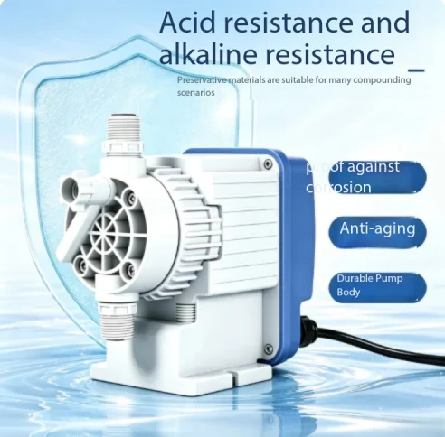 Electromagnetic diaphragm metering pump dosing sewage water purification chlorine dioxide disinfectant car wash liquid acid