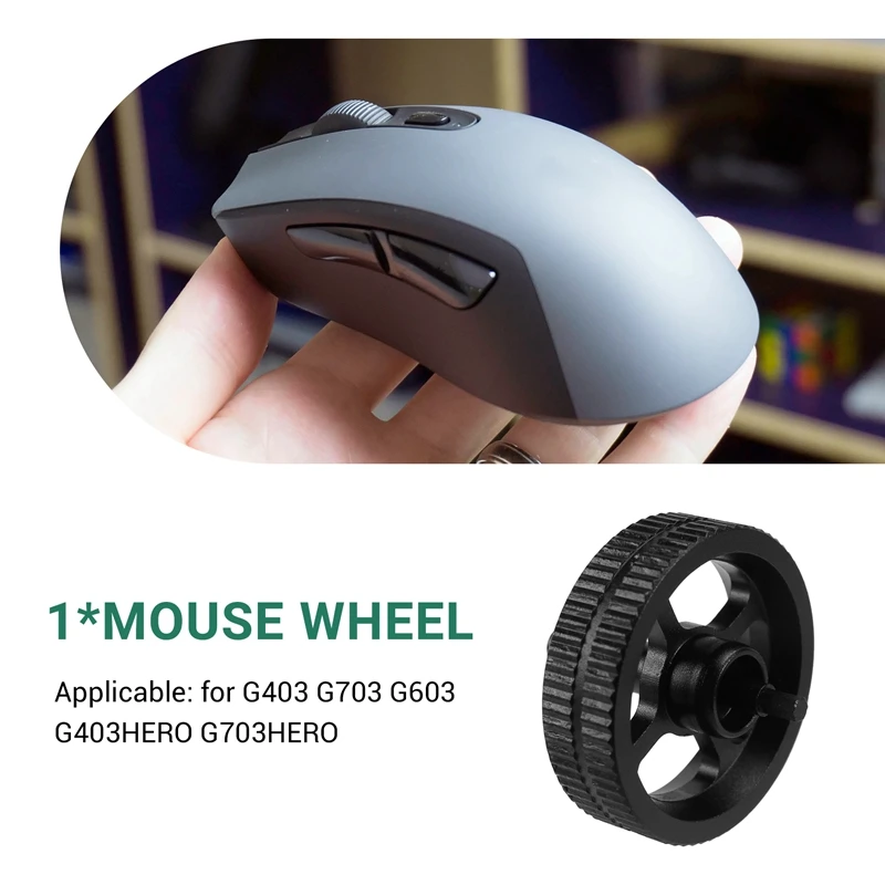 عجلة الماوس الأسطوانة المعدنية ل Logitech G403 G703 G603 G403HERO G703HERO قطع غيار إصلاح الماوس