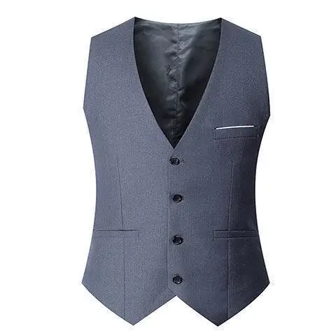 

Men's Spring Autumn Korean Sle Faionable Suit Vest Large Size Casual Leisure Profional omsmen Knitted Bal