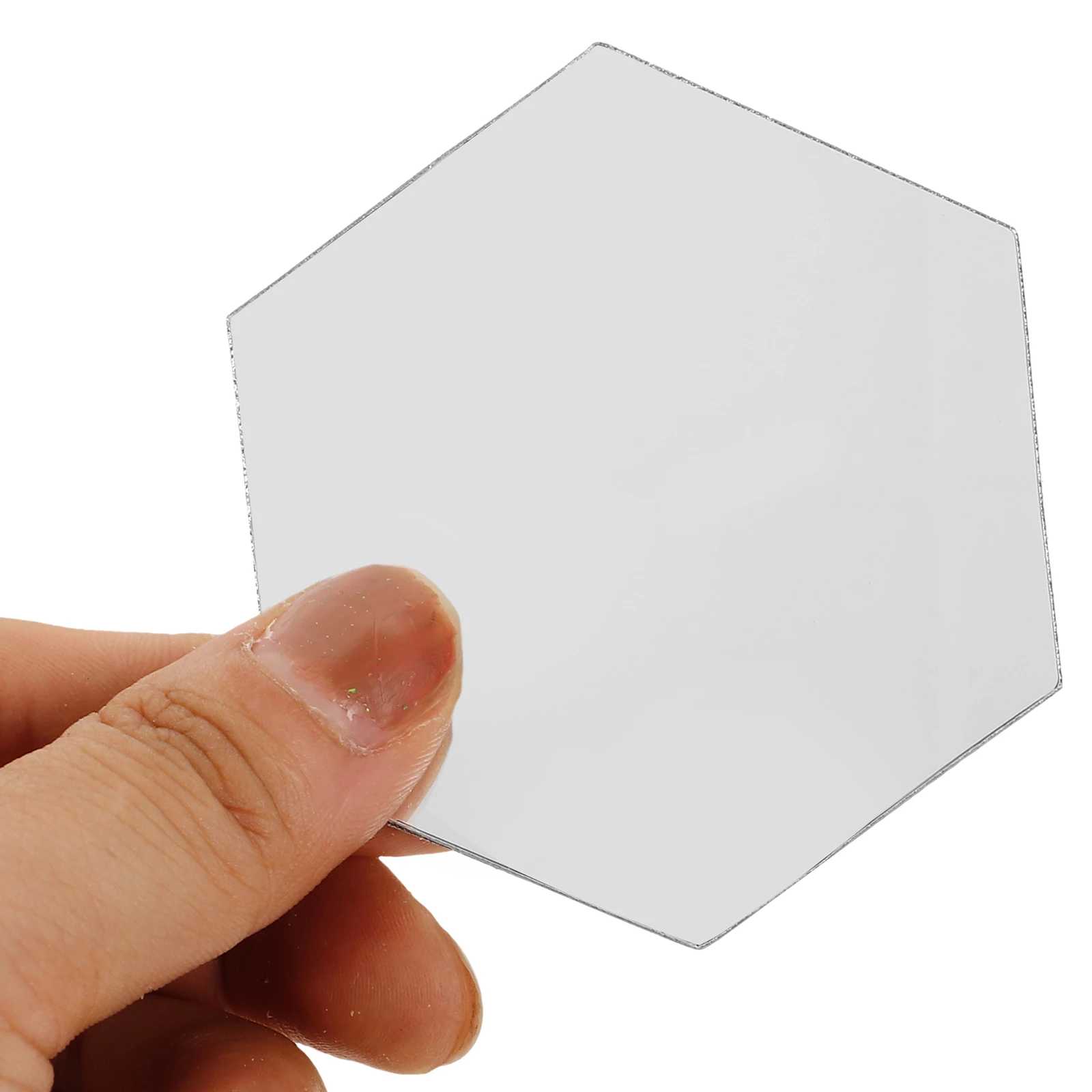 

12pcs Wall Decor Sticker Mirror Decoration Mini Adornments Bedroom Living Room Self Adhesive Acrylic Tiles Black