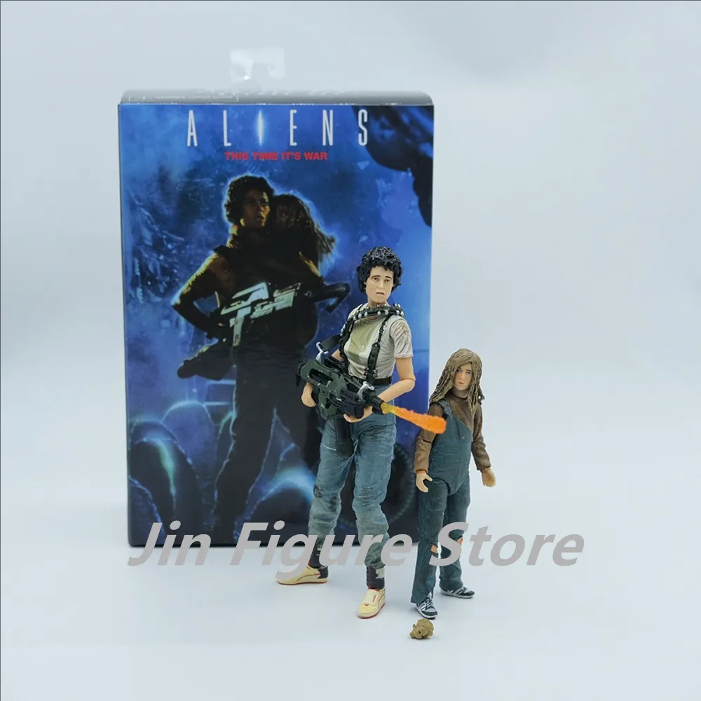 

NECA 30th Anniversary Aliens Ripley Rescuing Newt PVC Action Figure Model Toy Colletible Figurine