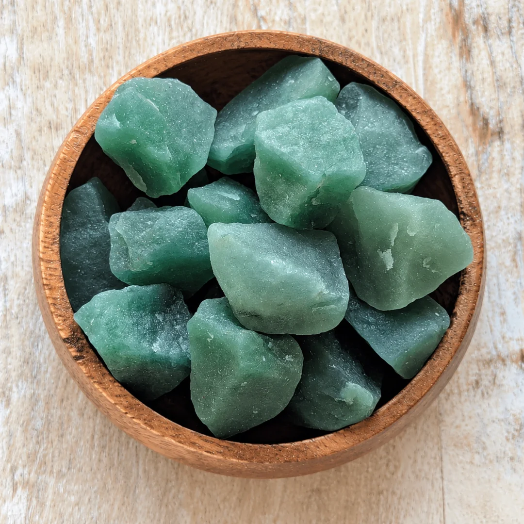 Raw Green Aventurine Crystal Stones - Natural Green Rough Stones with Inclusions, for Aquarium, Vase Fillers, DIY, Home Decor