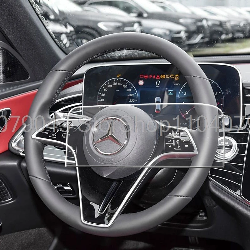 

Tempered Glass screen Protector For Mercedes Benz E CLASS E300 W214 2024 2025 car dashboard LCDscreen Anti -Scratch accessories