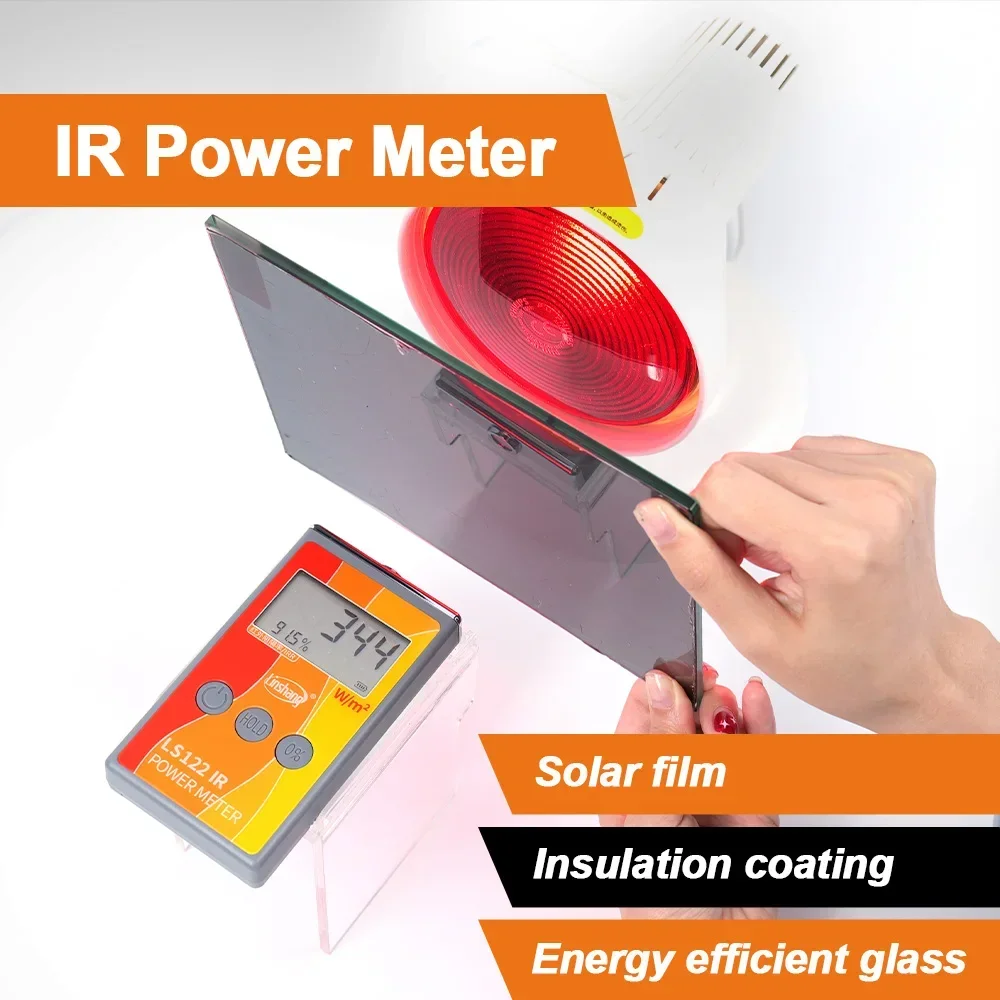 

Ir Power Meter Solar Heat Insulation Infrared Light Rejection Blocking Rate LS122 Stick-film Glass Car Window 1000-1700nm Stable