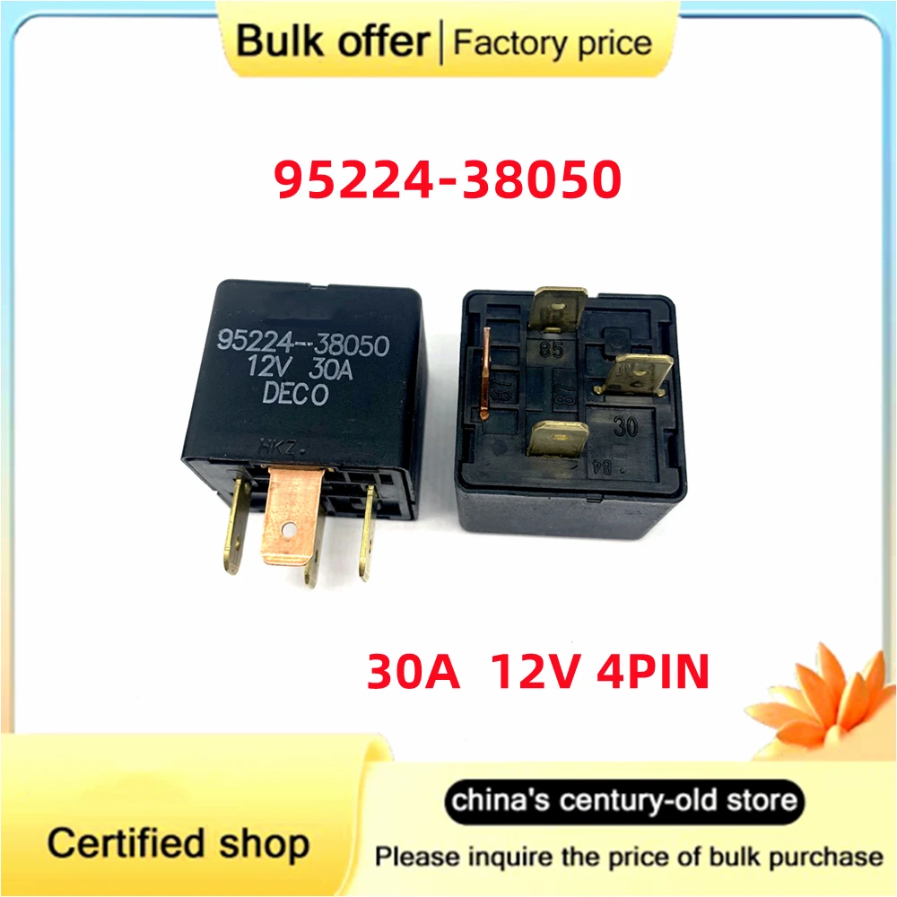 2PCS/Lot Original 95224-38050 12V 30A 4-pin automotive power relay