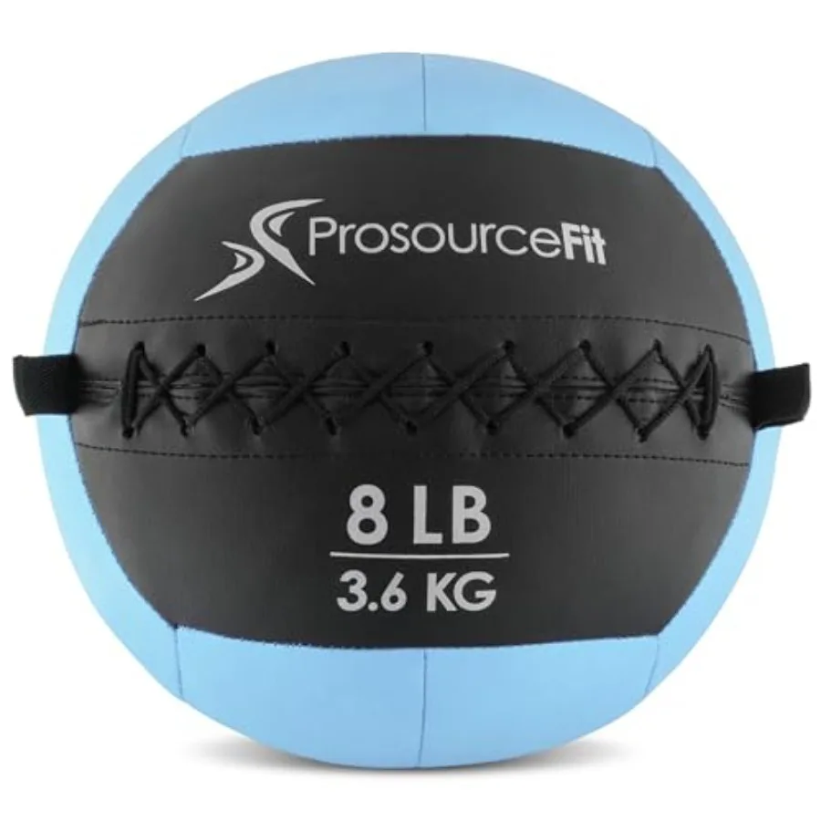 

ProSource Soft Medicine Balls for CrossFit Wall Ball and Full Body Dynamic Exercises, Color-Coded Weights: 6, 8, 10, 14, 20, 25