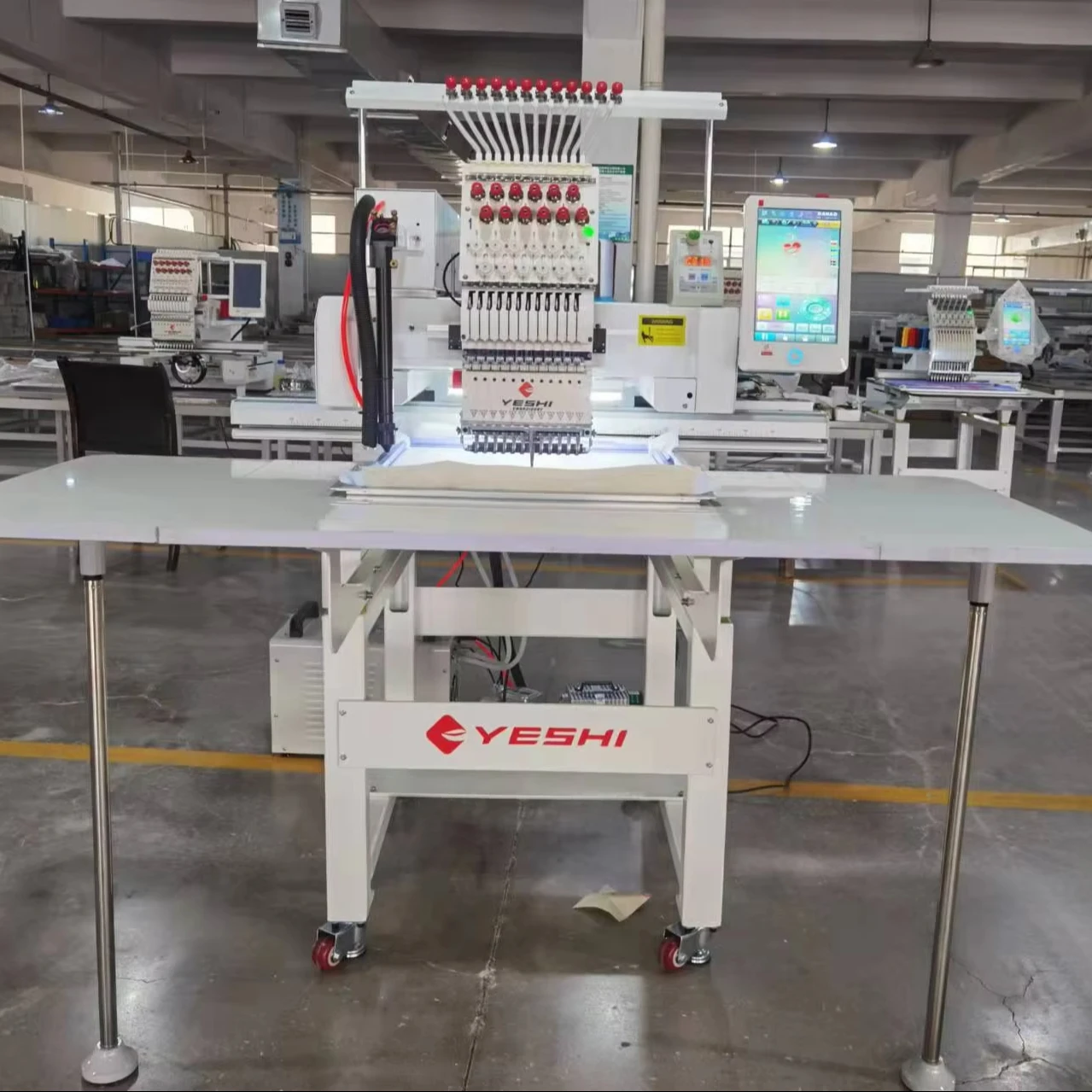 

Yeshi Fast Delivery Craft Tajima 9/12/15 Needles Laser Single Head Big Area Computerized Embroidery Machine