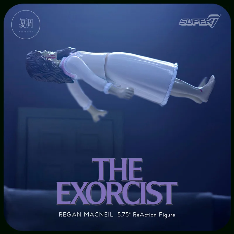 In Stock Super7 The Exorcist ReAction Regan ReAction Figure Movie Horror Toy Collection Gift Doll Halloween Birthday