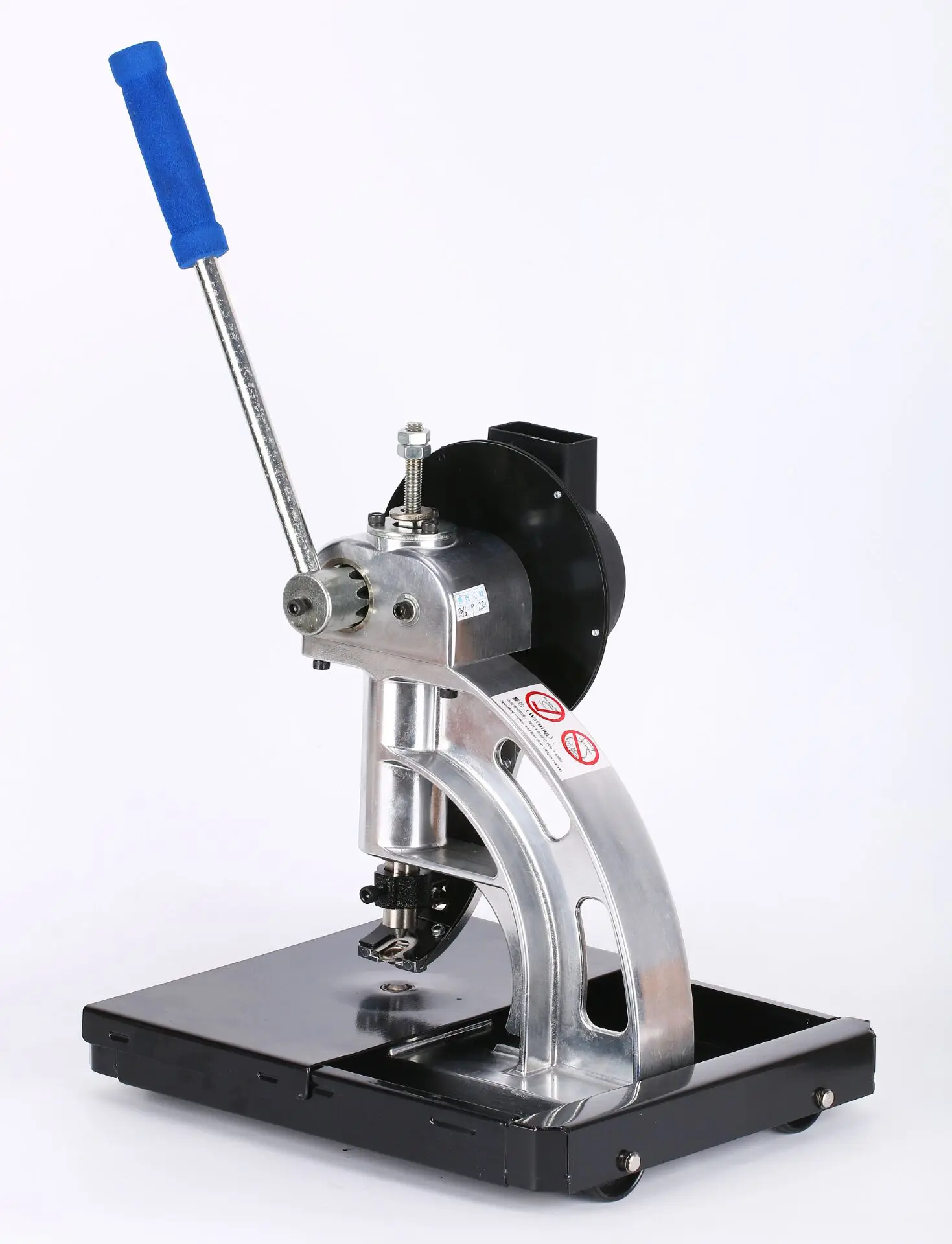 Semi automatic hand grommet  eyelet punching machine with 10mm hole size