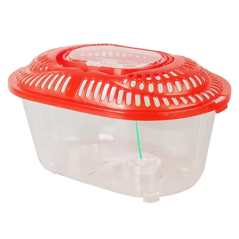 

D1 D2 D3 Turtle Tank with Lid Plastic Tank for Turtle Keeping Desktop Brazilian Turtle Box Villa with Steps for Turtles