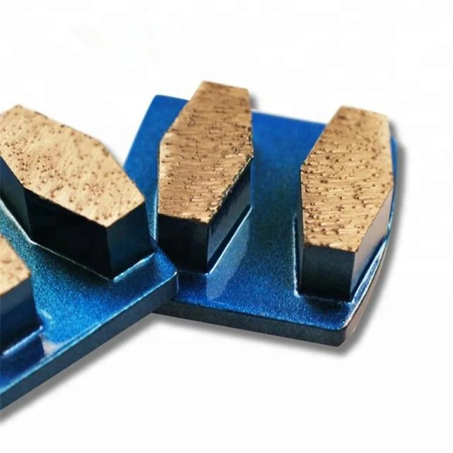 Disque de grattoir de rondelle de chaussures de meulage de diamant Redi Lock, segment de ciment concret, terrazzo pour broyeur Husqvarna, 9 pièces