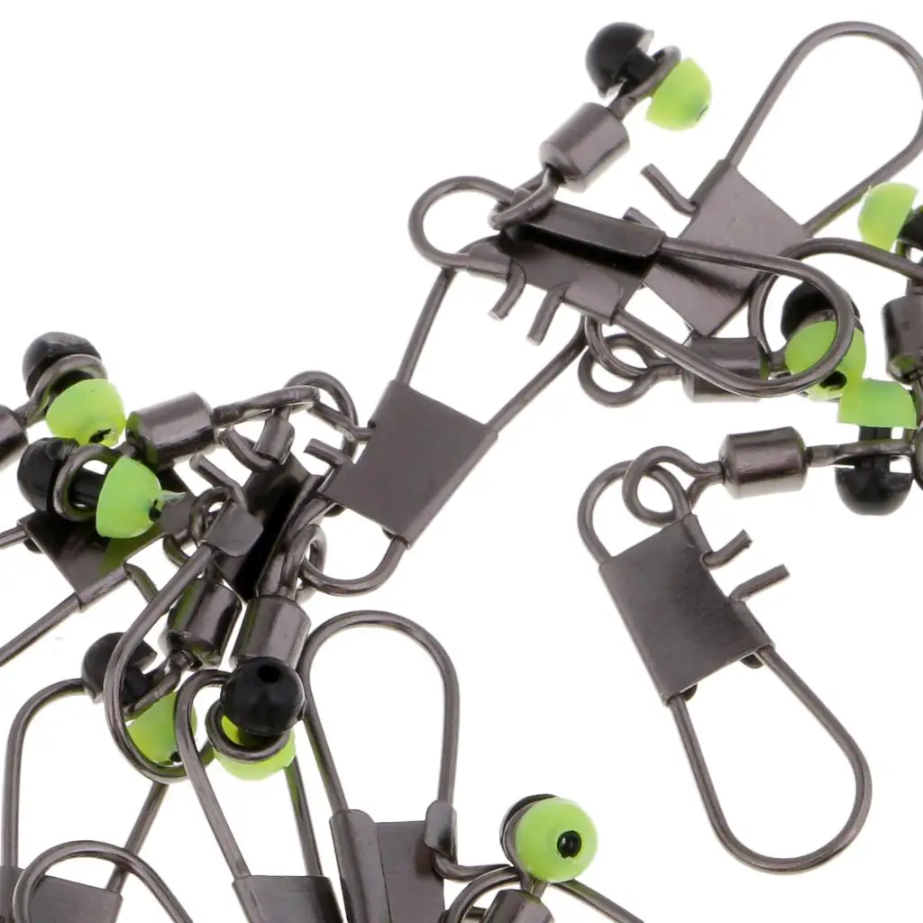 50 قطعة/المجموعة الصيد يدور المفاجئة برميل المتداول يدور الصيد موصلات عالية الجودة الدورية بمرونة