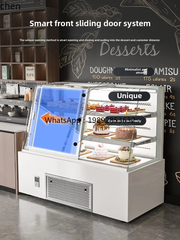 BX  refrigerated display cabinet air-cooled commercial refrigerator sliding door baking bakery west point mousse dessert cabinet
