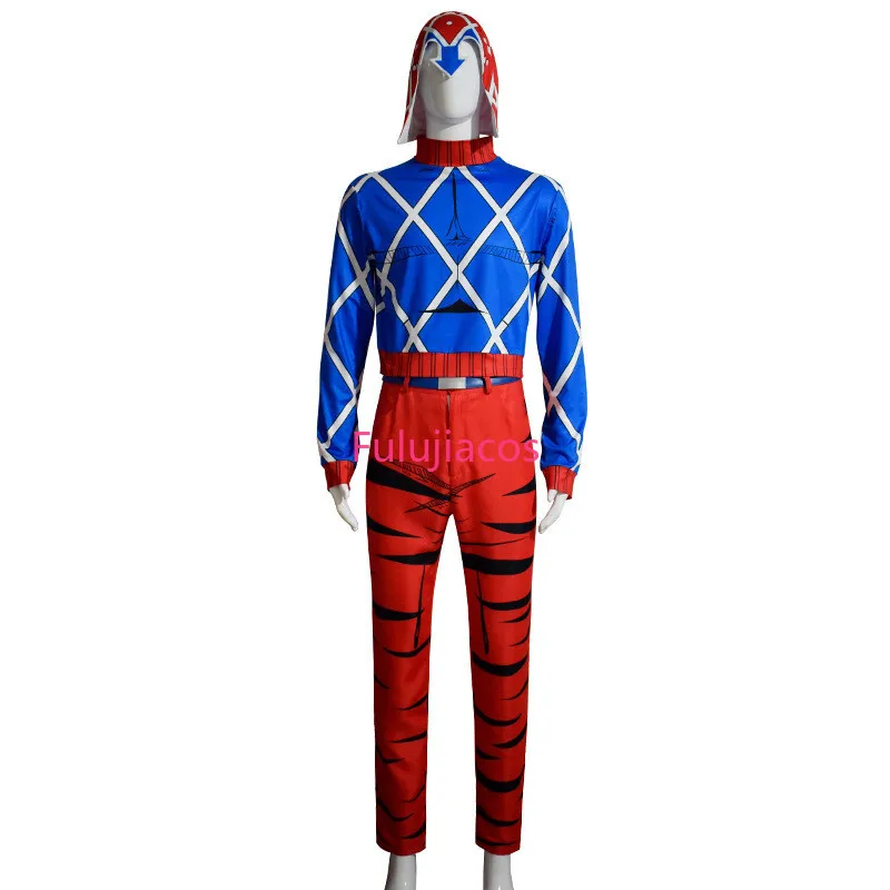 

Wind Golden Guido Mista Cosplay Costume Hat Full Set
