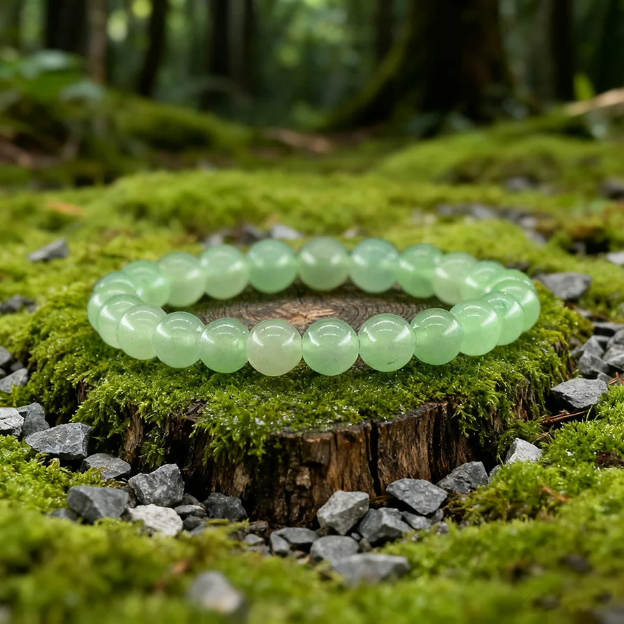 Real Natural Green Aventurine  - огляд і ціна Yoga Fitness Tracker