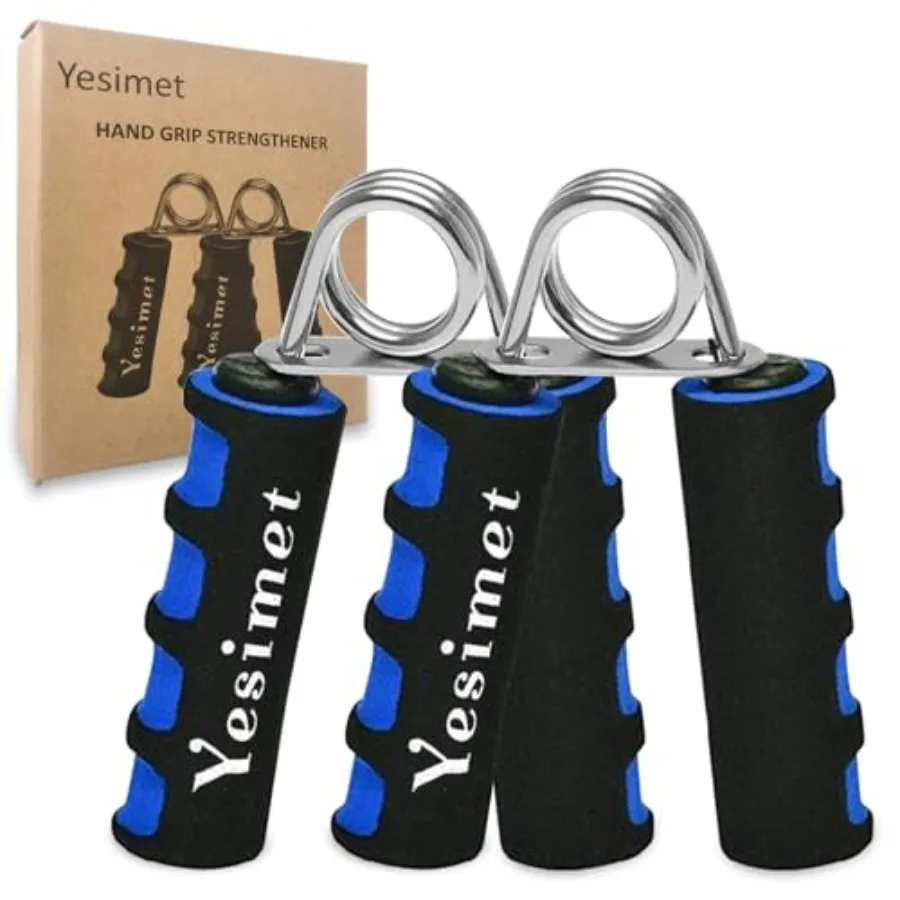 

Hand Grip Strengthener Set Finger Gripper - Soft Foam Hand Exerciser for Quickly Increasing Wrist Forearm and Finger Strength 2