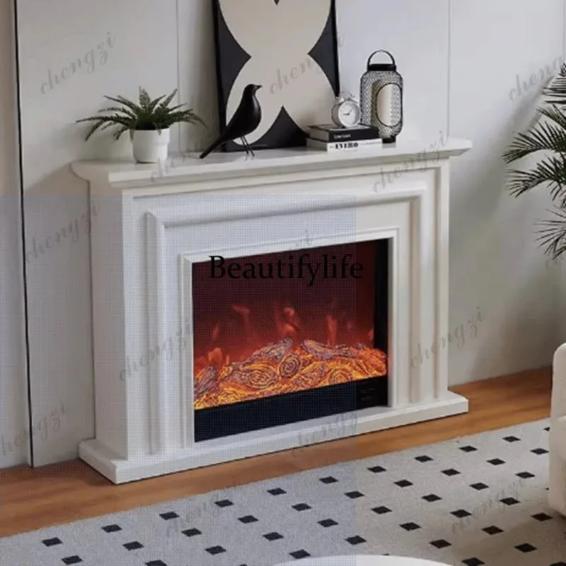 BBB French fireplace TV cabinet household bedroom living room decoration simulation thermal power heating