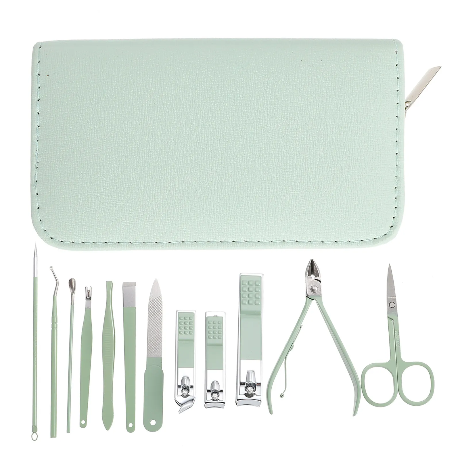 

Набор для маникюра и педикюра из нержавеющей стали, портативный, профессиональный, многофункциональный, для домашнего использования