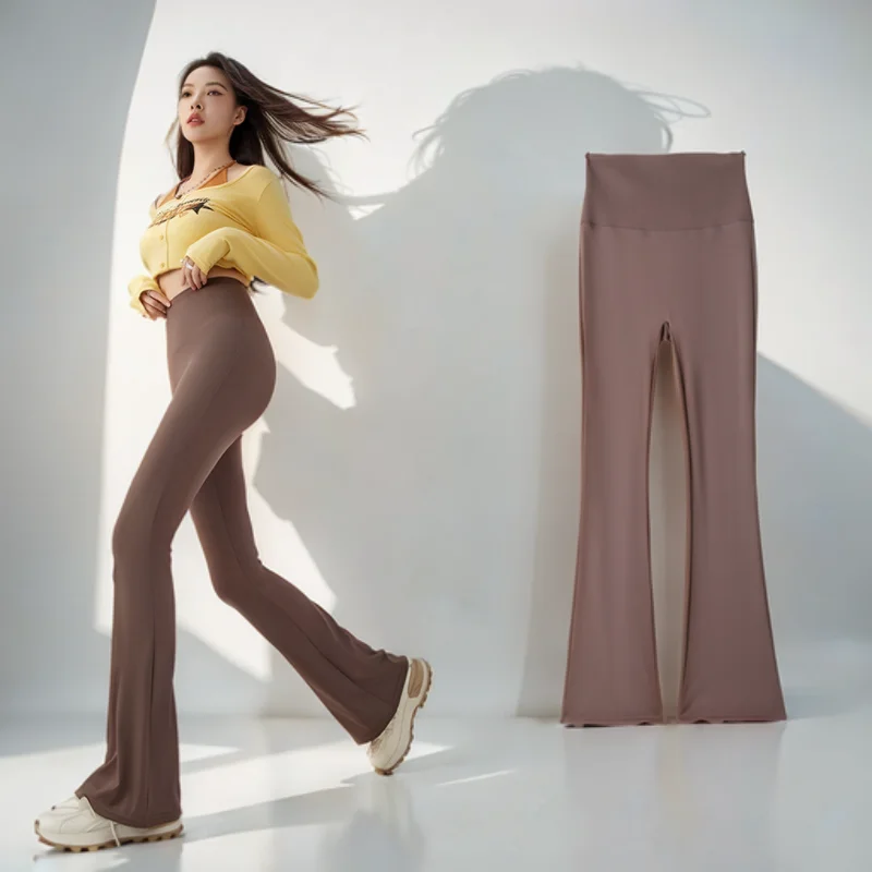 امرأة طماق النبيذ الأحمر كبيرة الحجم تمارين بناء الجسم عالية المرونة Feminino الصوف استرخاء سمكا euramerican Bodytight
