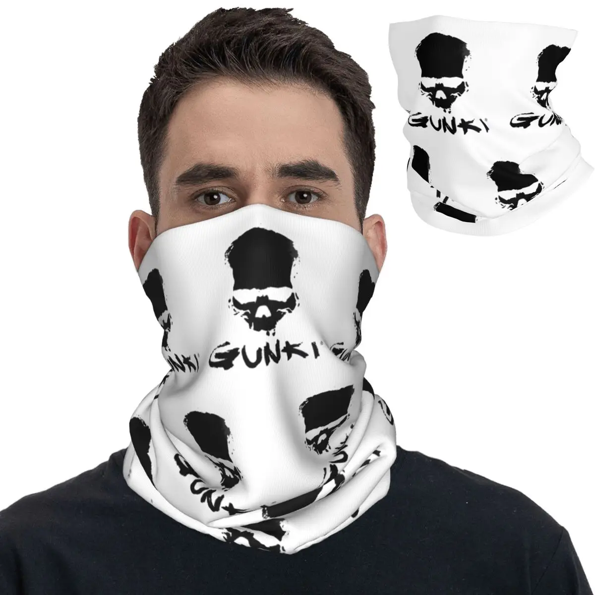 

Gunki Drop Shot Fishing Bandana Neck Gaiter Printed Mask Scarf Warm Headwear Cycling Unisex Adult Winter