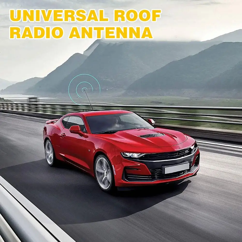 Universal Fit Most Cars Roof Radio Antenna 9/11/16 Safety / Install Inches Spike Screw Antenna FM Easy AM Fixation Base Sig W3T7