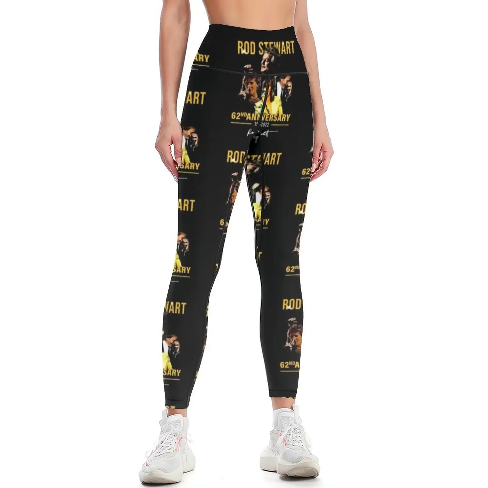 

anniversarry rod 62 years tour stewart Leggings Fitness clothing sportswear gym for fitness joggers for Womens Leggings