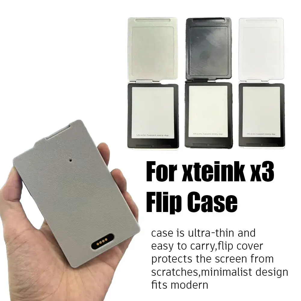 XTEINK X3 Magnetic Flip Case Protective Cover Slim Shell For XThink X3 E-reader Lightweight Anti Drop Protective Case