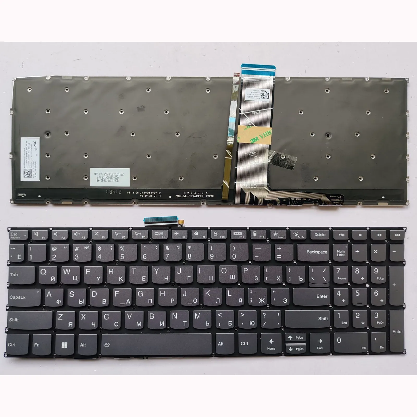 

US RU SP Layout for Lenovo AIR 15 2020/2021 S550-15 Xiaoxin 15IIL/15NTL/15ALC IdeaPad 5-15IIL05/15ARE05/15ITL05/15ALC05 keyboard