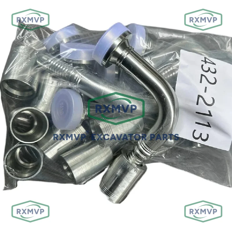 

For Caterpillar Cat 320d2 330 360d2 High Pressure Tubing Fitting 432-2113 Excavator RXMVP