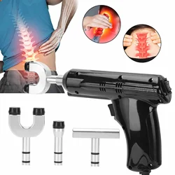 Electric Chiropractic Adjusting Tools Correction Spinal Activation Gun Adjustable Strength Equipped 4 Physiotherapy Heads Health