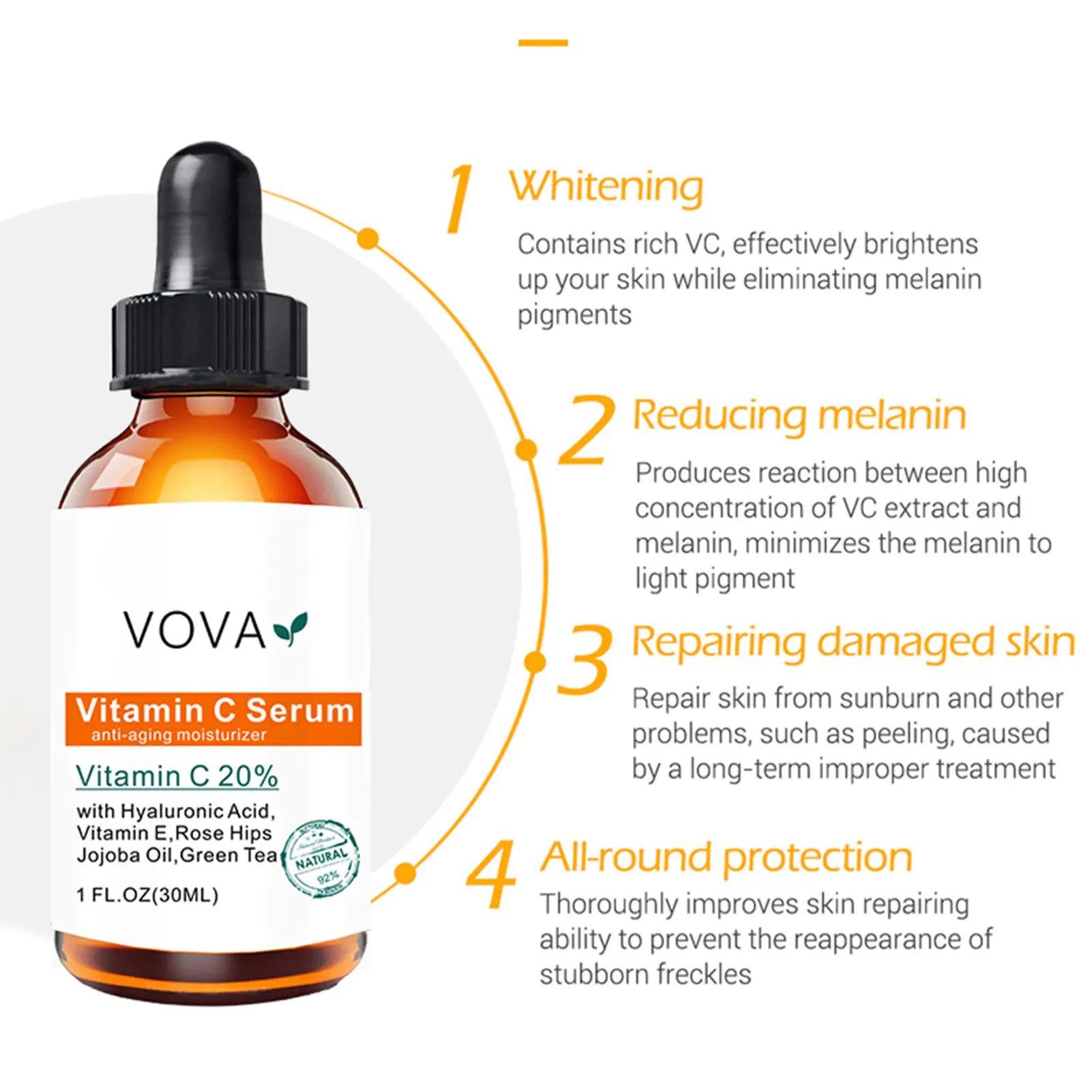 Le Sérum Liquide à la Vitamine C pour la Peau Un Must-Have pour une Peau  Éclatante