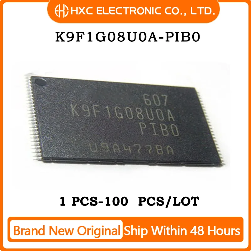 

Free Shipping 1PCS/10PCS/50PCS/100PCS K9F1G08U0A-PIB0 K9F1G08U0A Brand New Original IC CHIP