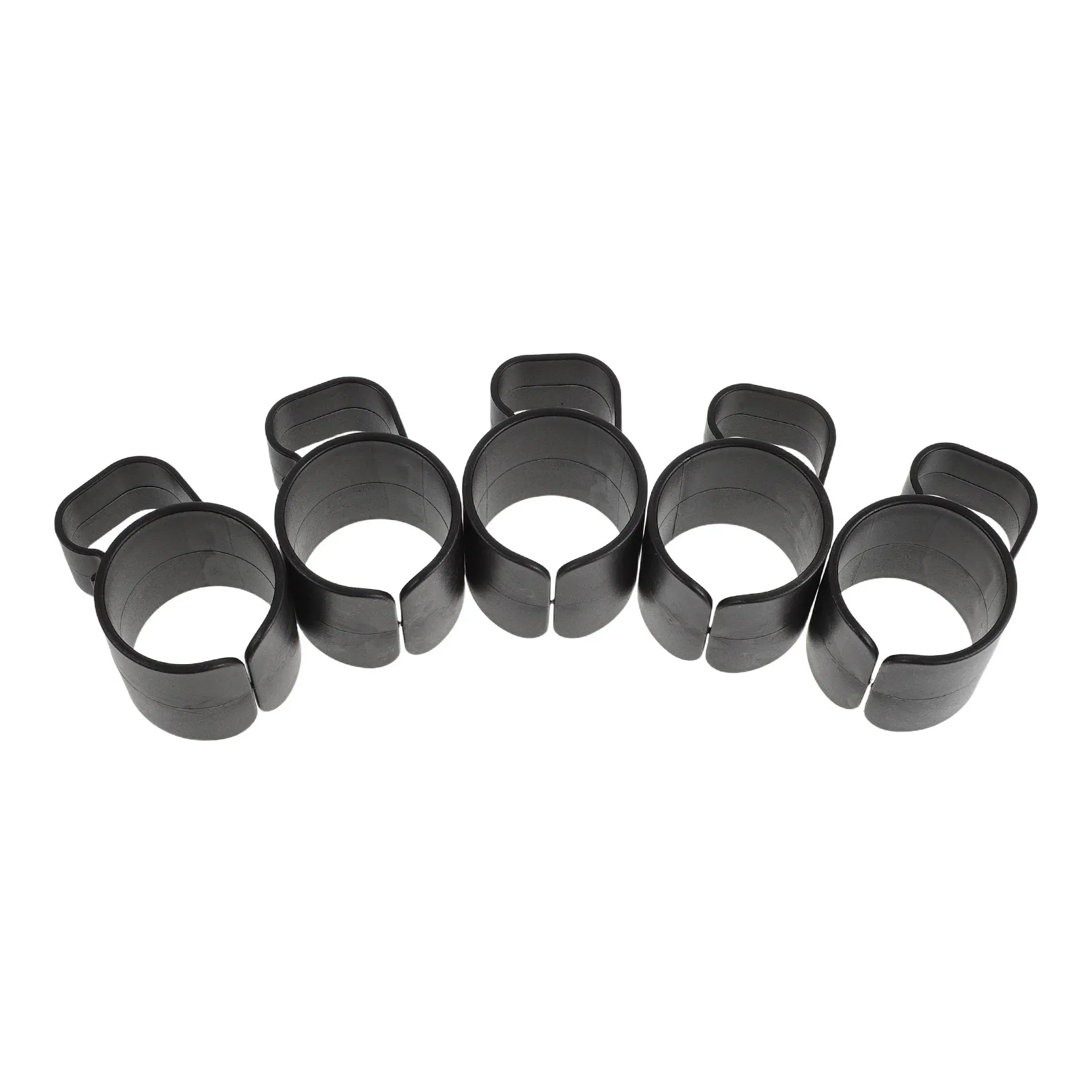 5pcs Plastic Mic Cable Clamps Black Audio Cable 35mm Microphone Stand Cord Holder Fastener Clips For Secure Wire Management