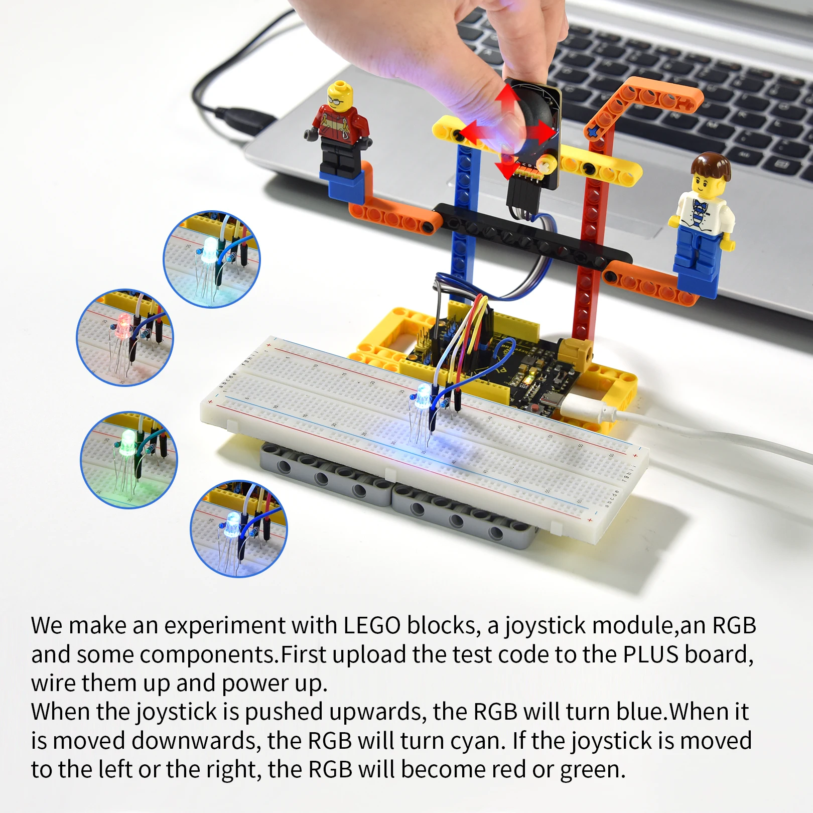 Keyestudio STEM Complete IOT Starter Kit For Arduino UNO DIY Electronics Sensor Kit Support Scratch Graphical Programming