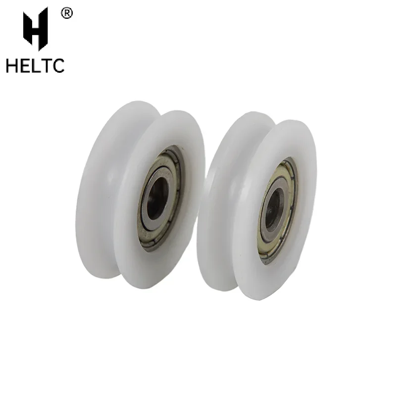 Sliding Door Pulley U Groove 625 Round Pulley Ball Bearing Wheel Roller For Door Windows Shower Pulleys Drawer POM Guide Wheel